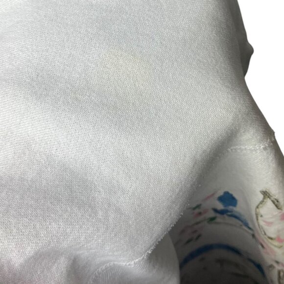 Vintage Tultex Women's M Blue Jay Print Crewneck Sweatshirt‎ Floral Grannycore - Picture 6 of 8